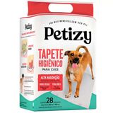 Tapete Higiênico Cães Pet 80x60 28pçs Descartável Para Pet