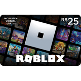 Gift Card Digital Roblox R$ 25