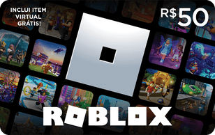 Cartão Presente Roblox 40 Reais  Robux e Experiências Incríveis - Xbr