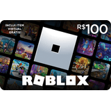 Gift Card Digital Roblox R$ 100