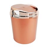 Lixeira 5l Tampa Basculante Plástica Banheiro - Rose Gold