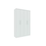 Roupeiro Tcil Amsterdam 4 Portas e 2 Gavetas Branco