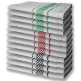 12 Panos De Prato Atoalhado Felpudo Pr+vm+vd