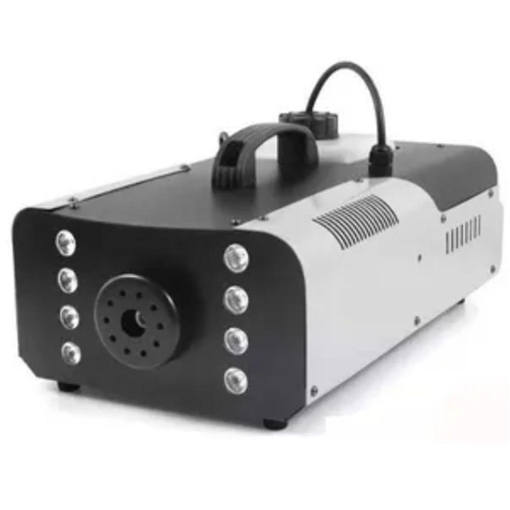 Maquina De Fumaça Com 8 Leds Ultra Potente 1500w No Controle