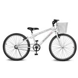 Bicicleta Aro 24 Magie Sem Marchas Branca Kyklos