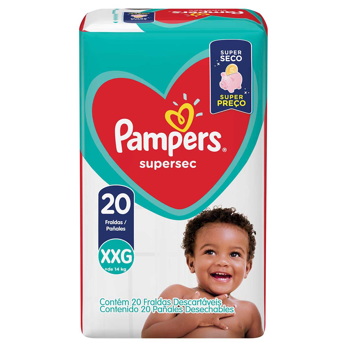 Fraldas Pampers Supersec XXG 20 Unidades é boa?