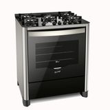Fogão 5 Bocas Fischer Gran Cheff Acendimento Automático Silver Silver