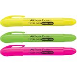 Caneta Marca Texto Gel Faber Castell C/03 Unid