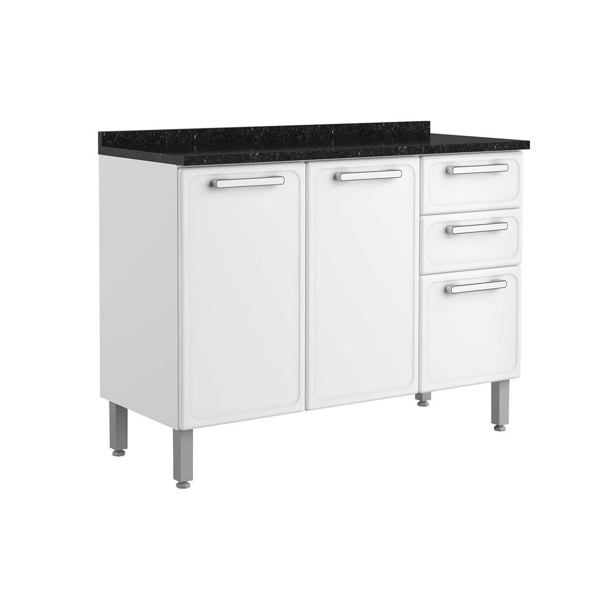 Balcão Bertolini Gourmet 7124 c/Tampo 120cm Branco