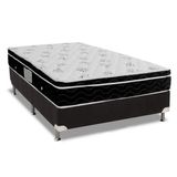 Conjunto Box-Colchão Ortobom Physical+Cama Casal 138