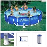 Piscina Intex 6503 Litros Estrutural com Bomba Filtrante 2006 LH 110v #28211