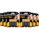 Kit Duracell Duralock Pilha Alcalina AA com 24 unidades