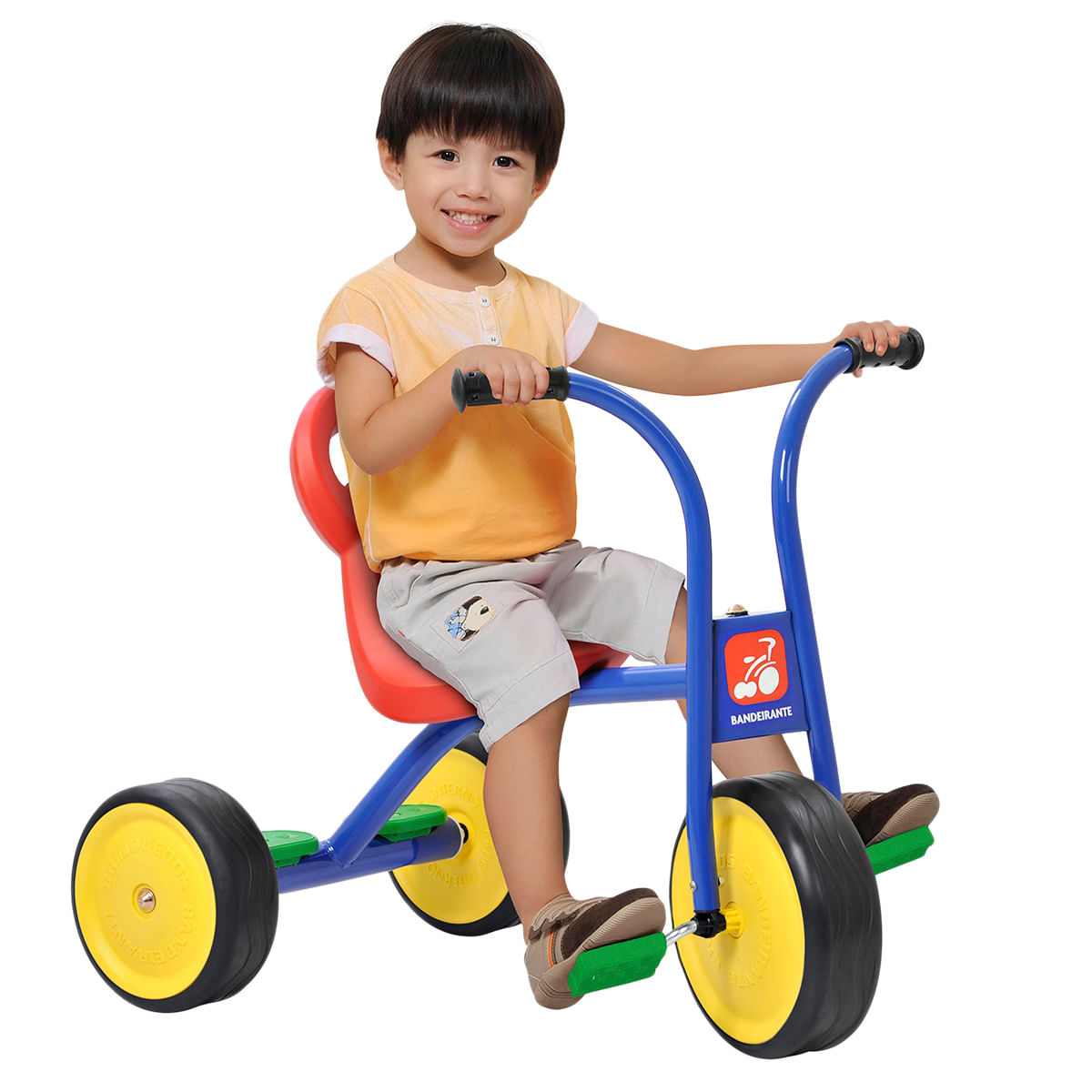 Triciclo Bandeirante Infantil Antigo - Escorrega o Preço