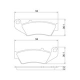 Pastilha Freio Cobreq Honda XRE 190 2016-2019