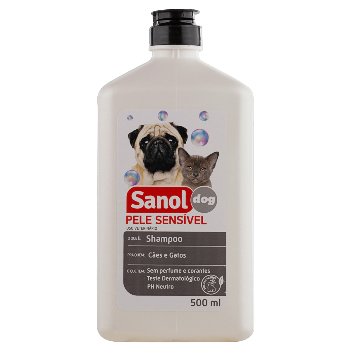 Shampoo Sanol Dog Pele Sensível - 500 Ml