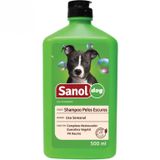 Shampoo Pelos Escuros Sanol Dog 500ml