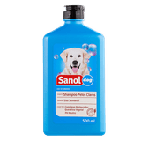 Shampoo Sanol Dog Para Cães De Pelos Claros - 500ml