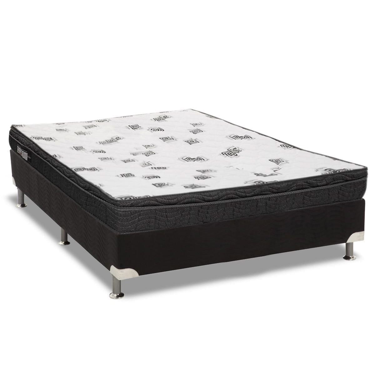 Conjunto Box: Colchão D45 Light Ortobom+Cama Casal 138