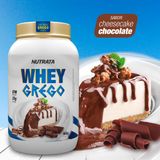 Whey Protein Grego - Nutrata Suplementos - 900g - Cheesecake Chocolate