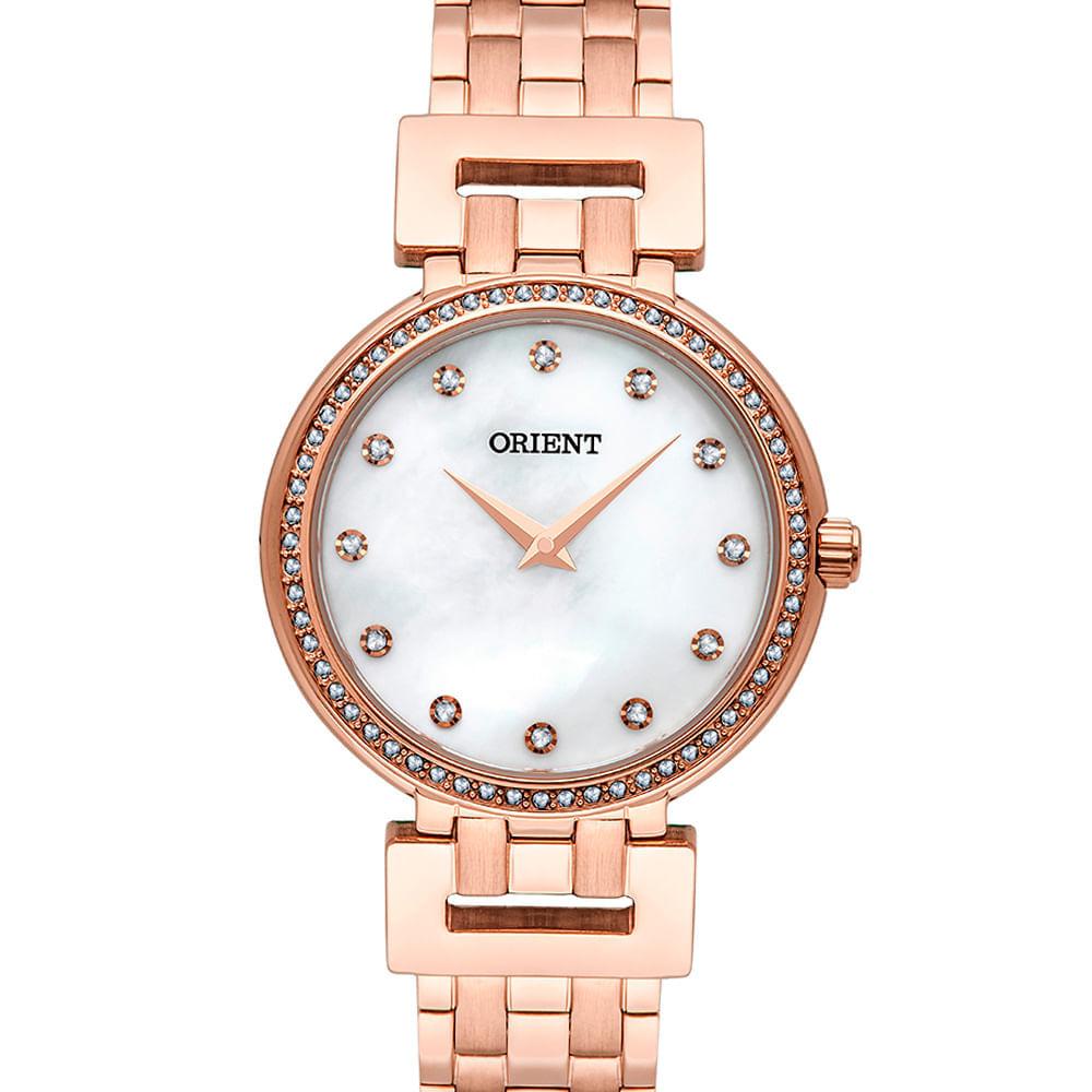 Relógio Orient Eternal Feminino Rosé - Frss0087 B1rx