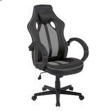 Cadeira Gamer ROYALE Preto Reclinavel com Regulagem de altura