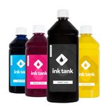 Kit 4 Tintas Para Epson Xp241 Sublimatica Black 1 Litro E Coloridas 500 Ml Bulk Ink - Ink Tank