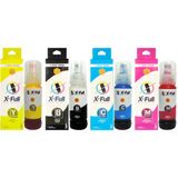 Kit Tinta Para Uso Impressora Epson L3150 L3110 L3250  544 - 4 Cores