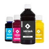 Kit 4 Tintas Para Epson L396 Sublimatica Black 500 Ml E Coloridas 100 Ml Bulk Ink - Ink Tank