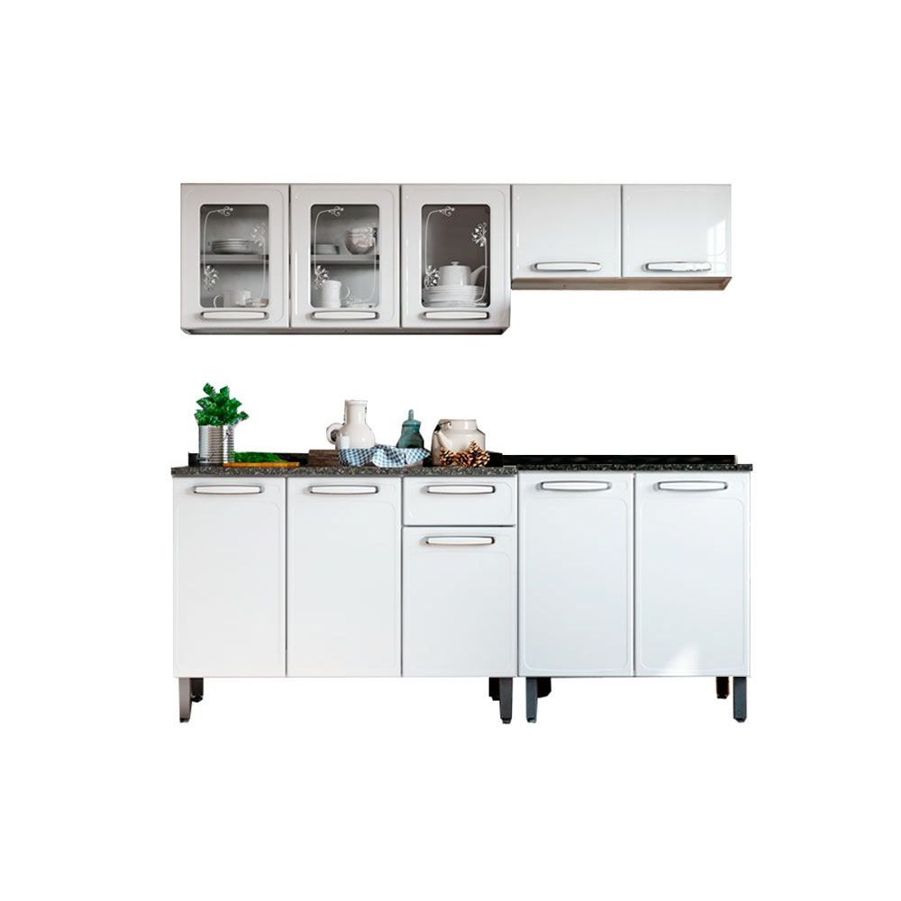 Cozinha Completa Bertolini 4 Peças CZ117 Branco