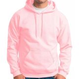 Moletom Liso Masculino e Feminino Blusa de Frio Canguru Rosa