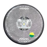 Lanterna led lateral Carreta Guerra com conector - Cristal