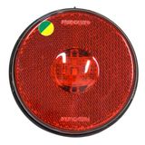 Lanterna led lateral Carreta Guerra com conector - Vermelho