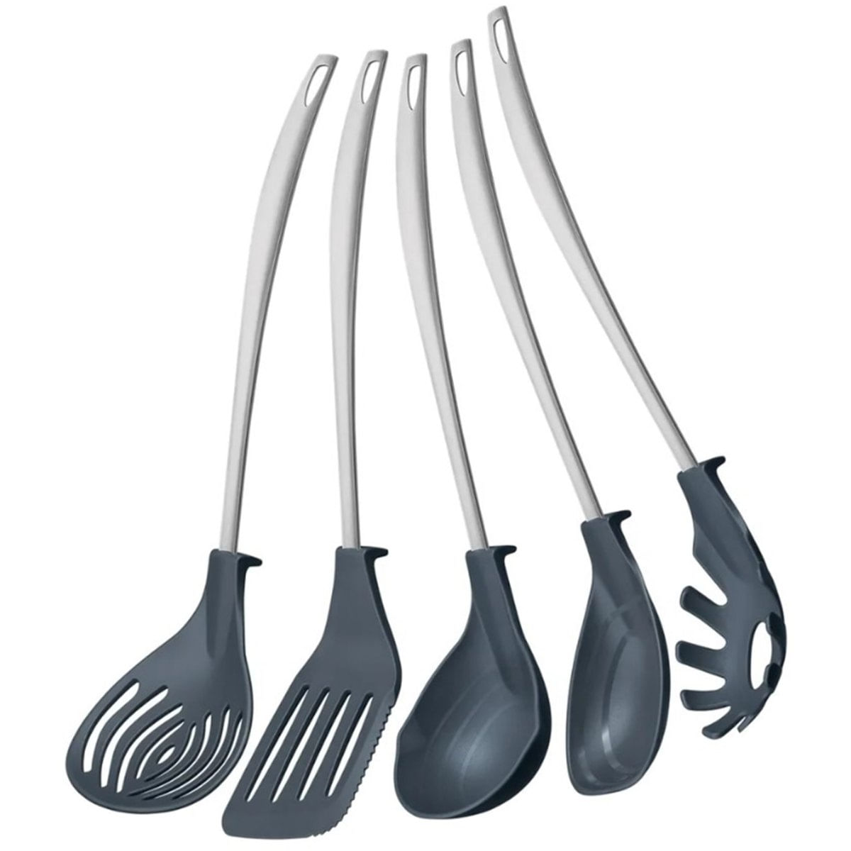 Tramontina Movin Utensil Set In Graphite Nylon 5 Pieces 25799650