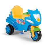 Moto Infantil Calesita 948 Max Com Empurrador Azul E Amarelo