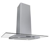 Coifa De Ilha Vidro Reto Em Inox Civr 240W 90Cm Fogatti - 220V