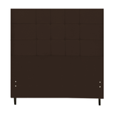 Cabeceira Casal 144 Cm New Barcelona  Marrom Para Cama Box Estofada - Jbe Móveis