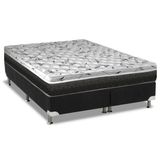 Conjunto Box-Colchão Castor Bonnel Class +Cama Universal Black Queen 158