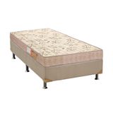Conjunto Box-Colchão Polar D33 Pérola Class+Cama Solteiro 88