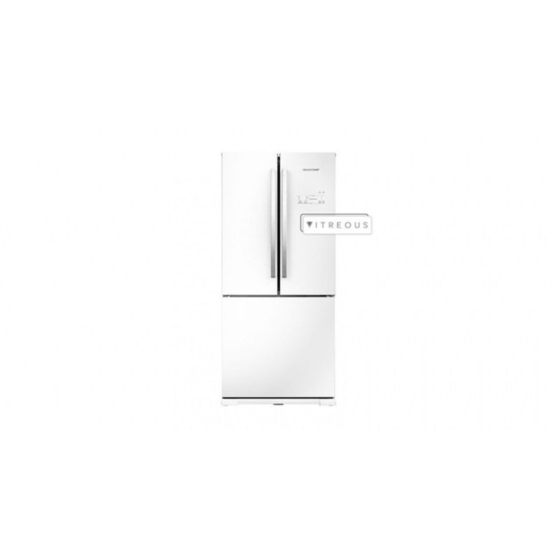 Geladeira/refrigerador 540 Litros 3 Portas Branco Frost Free Side Vitreous - Brastemp - 220v - Gro80abbna
