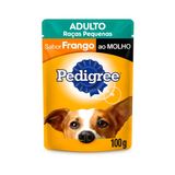 Ração Úmida Pedigree para Cães Adultos Raças Pequenas Frango - 1 unidade