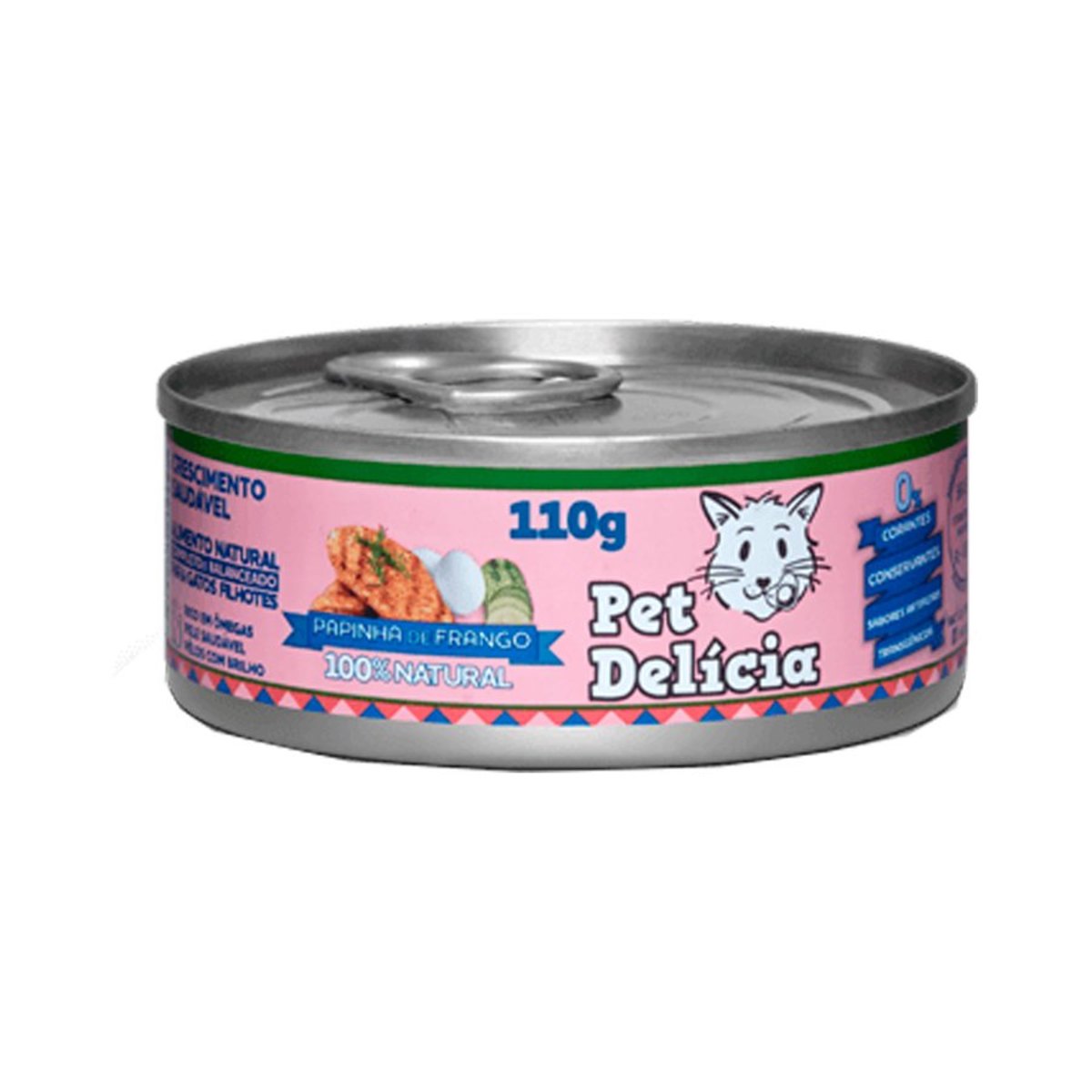 MP19431453_Racao-Umida-Pet-Delicia-para-Gatos-Filhotes-sabor-Papinha-de-Frango-110g_1_Zoom