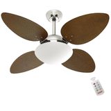 Ventilador Premium Tabaco 220V e Controle Remoto