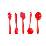 Jogo de Utensílios de Silicone Belle Maison Vermelho 5 peças