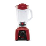 Liquidificador Power Mix Limpa Facil 5 Velocidades Jarra San Crystal 550W Vermelho 127V