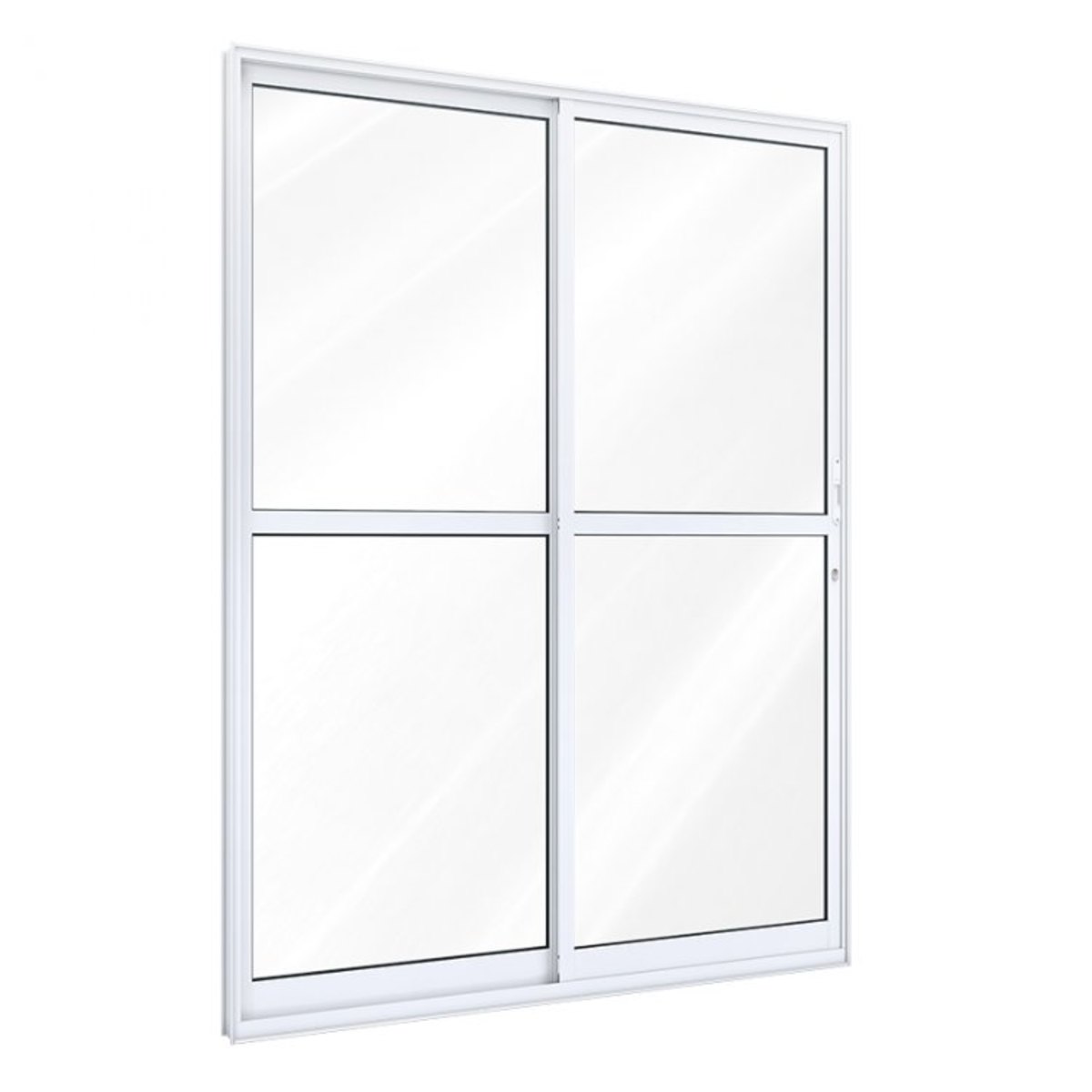 MP20212907_Porta-de-Correr-Aluminio-com-Vidro-1-Folha-Movel-1-Fixa-Lucasa-Ideale--215cmx160cmx87cm-Branco_1_Zoom