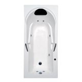 Banheira Hidromassagem Astra Capri Luxo 150cmx80cmx43cm - 01 Jato Acrílico P1 Sem Aquecedor 220V
