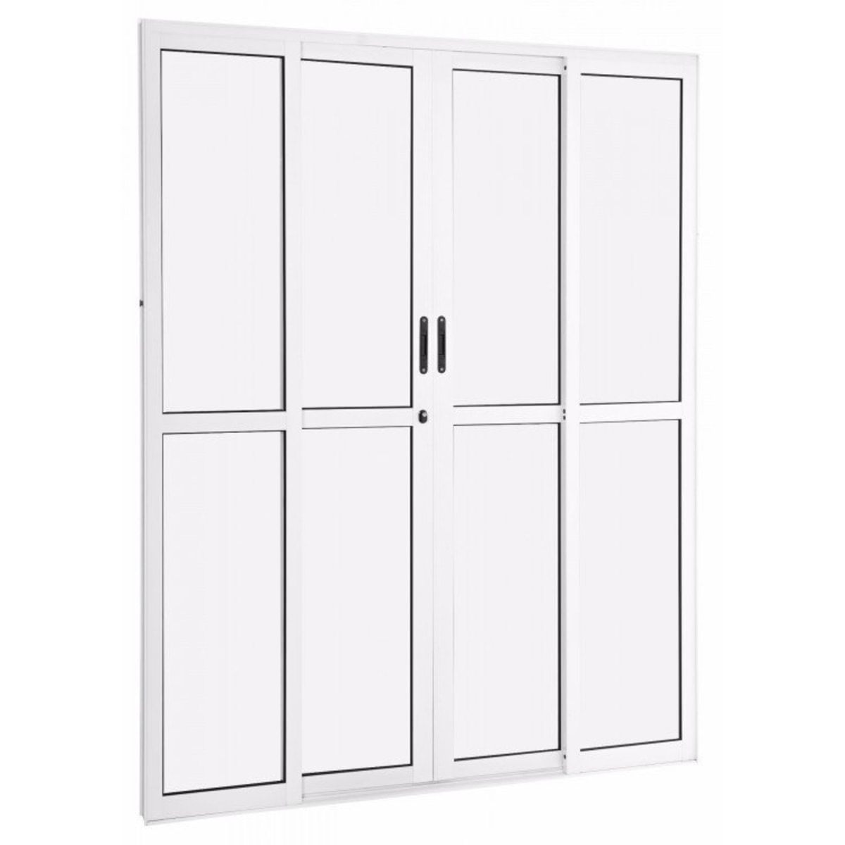 MP20216797_Porta-de-Correr-Aluminio-4-Folhas-2-Fixas-Vidro-Liso-Integral-Premium-210cmx180cm-Branco_1_Zoom