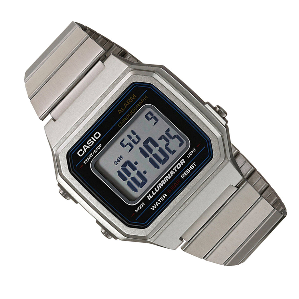 casio illuminator prata