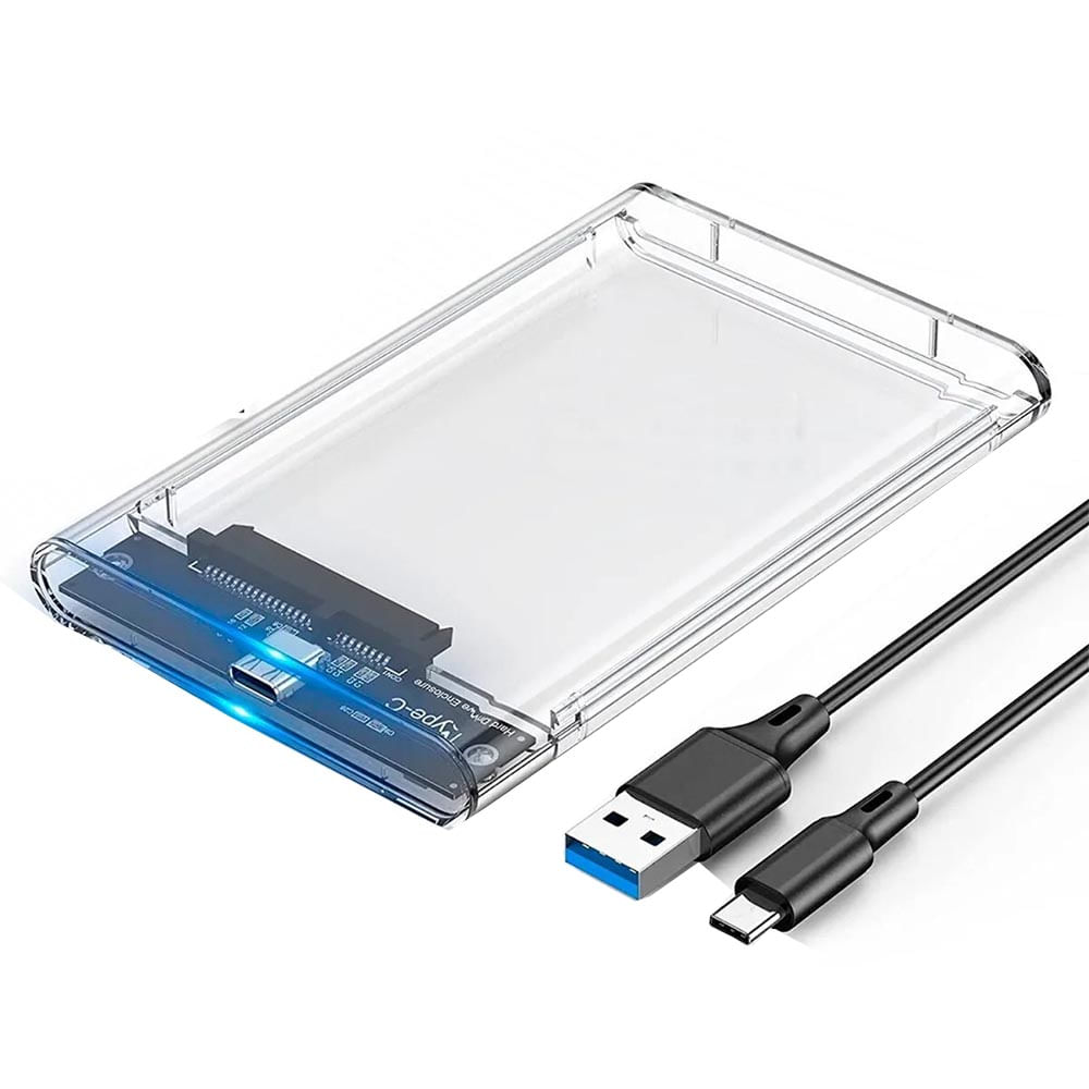 Case Hd Externo Notebook Adaptador Ssd Gaveta Capa (tipo C)