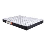 Colchão Casal Espuma D45 Prime Plus 138mx188mx16cm Quality-Flex Cinza/Preto